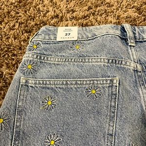 Pacsun Denim Daisy Shorts